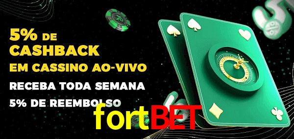 Promoções do cassino ao Vivo fortbet